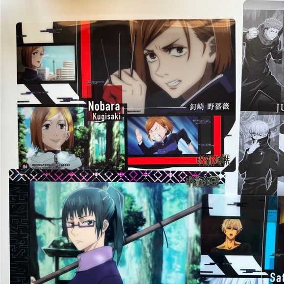 Jujutsu Kaisen anime official clear file folders, Gojo Satoru clear file NEW - Picture 3 of 5